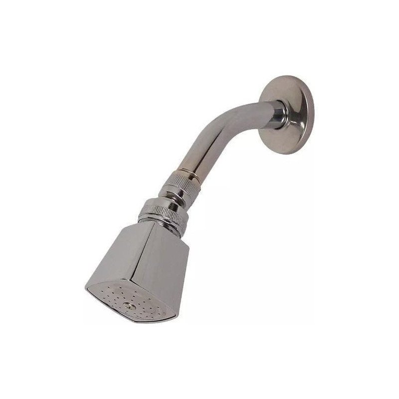 Regadera Con Brazo Y Chapeton Florencia Cromo-44F Regadera Con Brazo Y Chapeton Florencia Cromo-44F