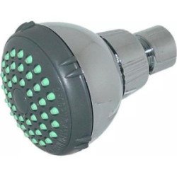 Regadera Con Sistema Antisarro De Abs Caribe Cromo-44CC