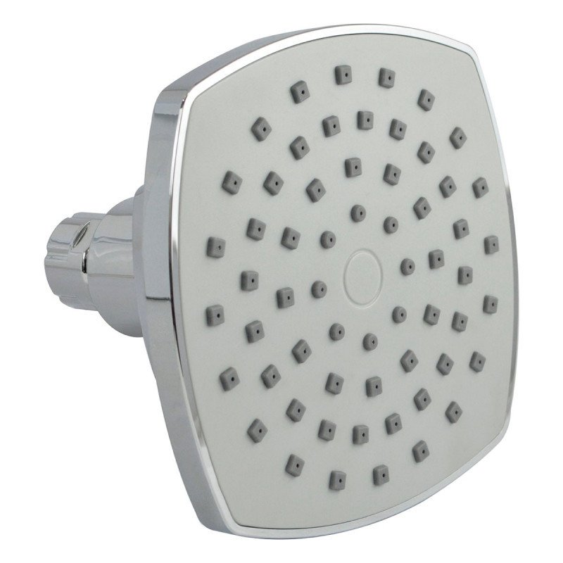 Regadera Piramidal 5 De Abs Acabado Espejo Cromo-44PCC