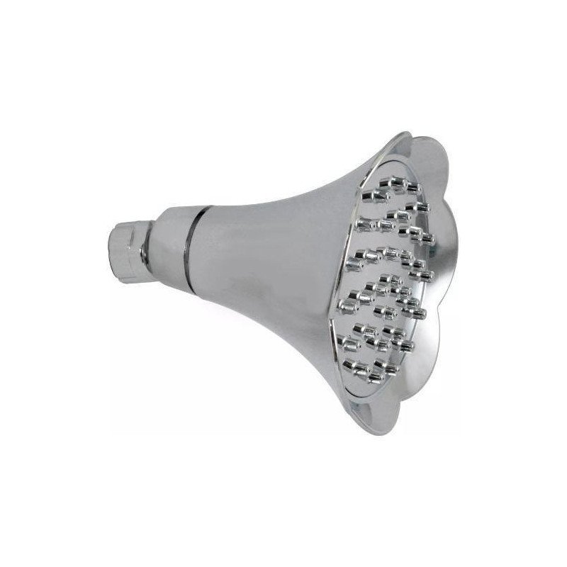 Regadera Tipo Cono 4.7 De Abs Acabado Espejo Cromo-44PF Regadera Tipo Cono 4.7 De Abs Acabado Espejo Cromo-44PF