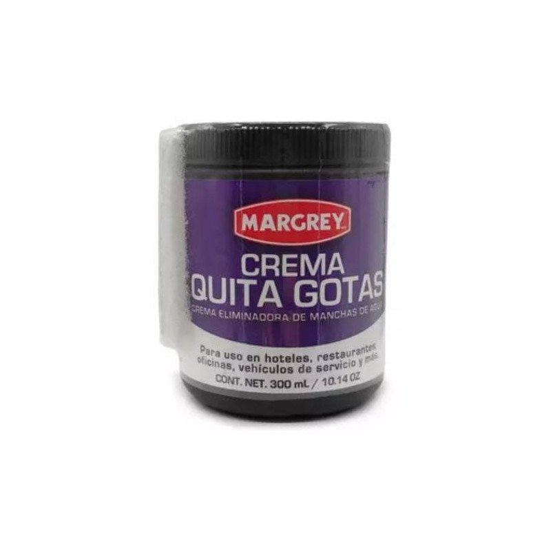 Removedor De Manchas De Agua En Crema P/Parabrisas, Ventanales Y Vidrierias 300 Gr Quita Gotas-1006-01-232 Removedor De Manchas De Agua En Crema P/Parabrisas, Ventanales Y Vidrierias 300 Gr Quita Gotas-1006-01-232