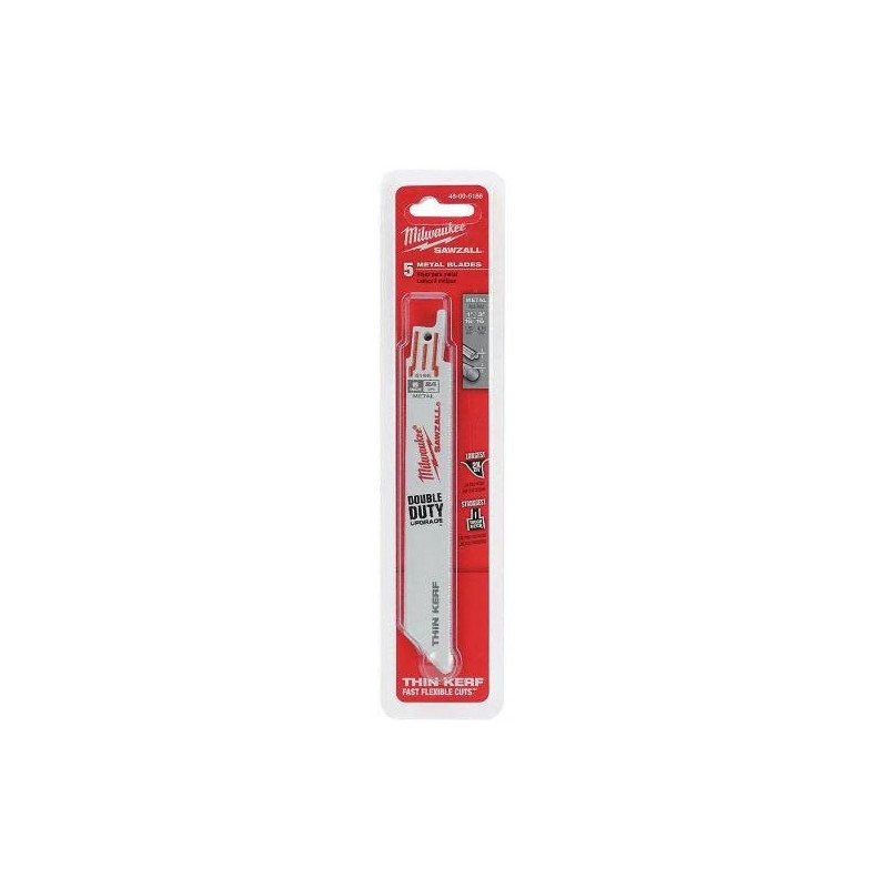 Segueta Para Sierra Sable Bimetalica 06 X 24 Dpp Para Metal 5 Pzas-48005186 Segueta Para Sierra Sable Bimetalica 06 X 24 Dpp Para Metal 5 Pzas-48005186