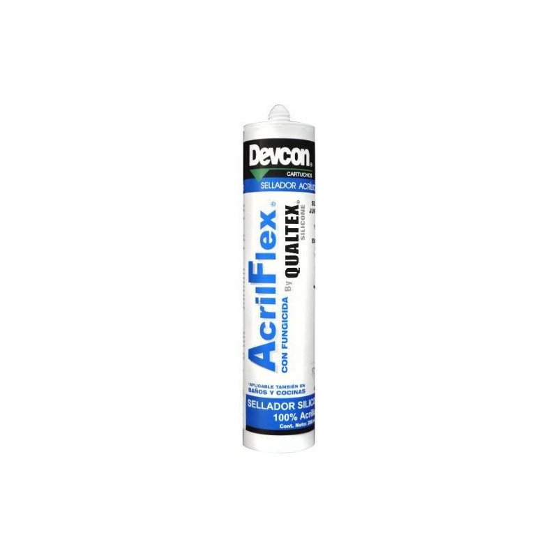 Sellador Acrilico Blanco 280Ml Acril Flex By Qualtex-C-QAB Sellador Acrilico Blanco 280Ml Acril Flex By Qualtex-C-QAB