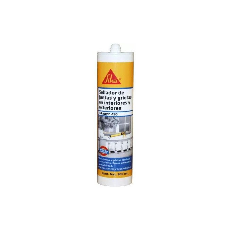 Sellador Acrilico Negro 280 Ml Sikacryl 150-536966 Sellador Acrilico Negro 280 Ml Sikacryl 150-536966