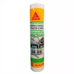 Sellador Elastico Hibrido Cet C/Fungicida Uso General Transparente 270 Ml Sika Seal-113 Universal-550937