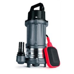 Bomba Sumergible 3/4 Hp Descarga 1 550 W Altura 17.5 Mt Con Flotador-QDX10-12-0.55T