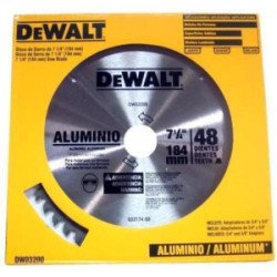 Sierra Circular 7-1/4X5/8 40 Dientes P/Aluminio-DWA03200
