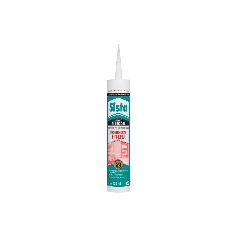 Silicon 100% Blanco 300 Ml Uso General F109-1857720 Silicon 100% Blanco 300 Ml Uso General F109-1857720
