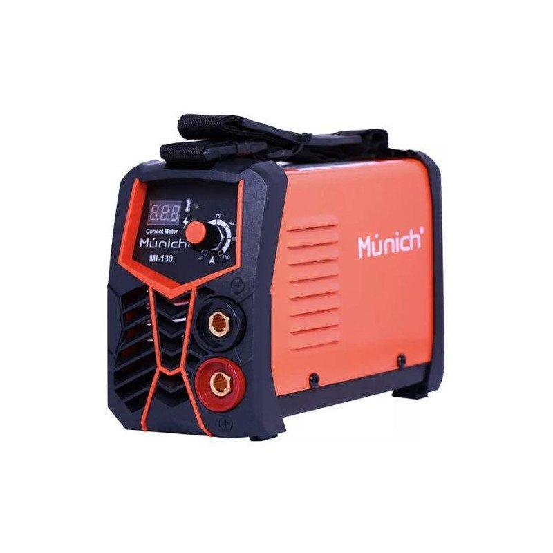 Soldadora Para Electrodo Revestido Inverter 130 A 110 V Ca Con Cables, Careta Y Cepillo-MUNMI-130