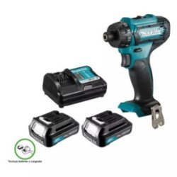 Taladro Atornillador Inalambrico 3/8 12 V Vvr 450-1700 Rpm 30/14 Nm C/Bateria+Cargador-DF033DWYE