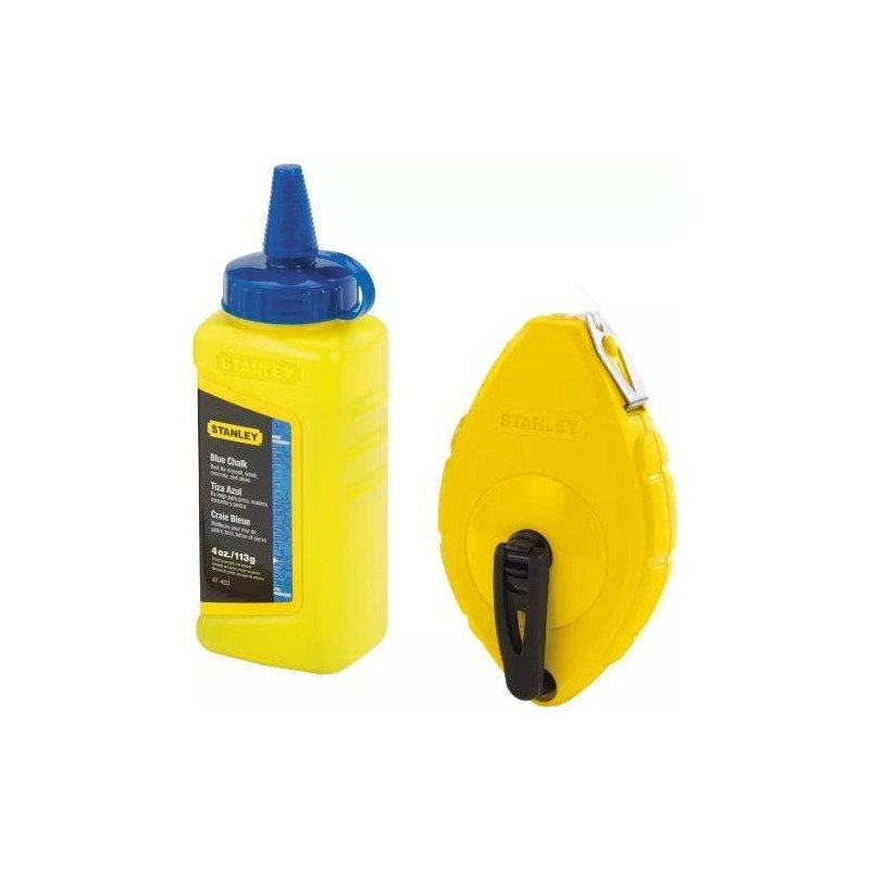 Tiralineas Plastico 30 Ft Y Tiza 4 Oz Azul-47-442