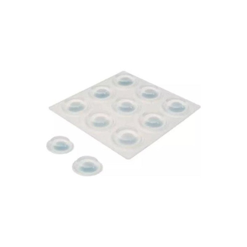 Tope Autoadherible Cilindrico 12.7X3.5 Bumper 18 Piezas-6622