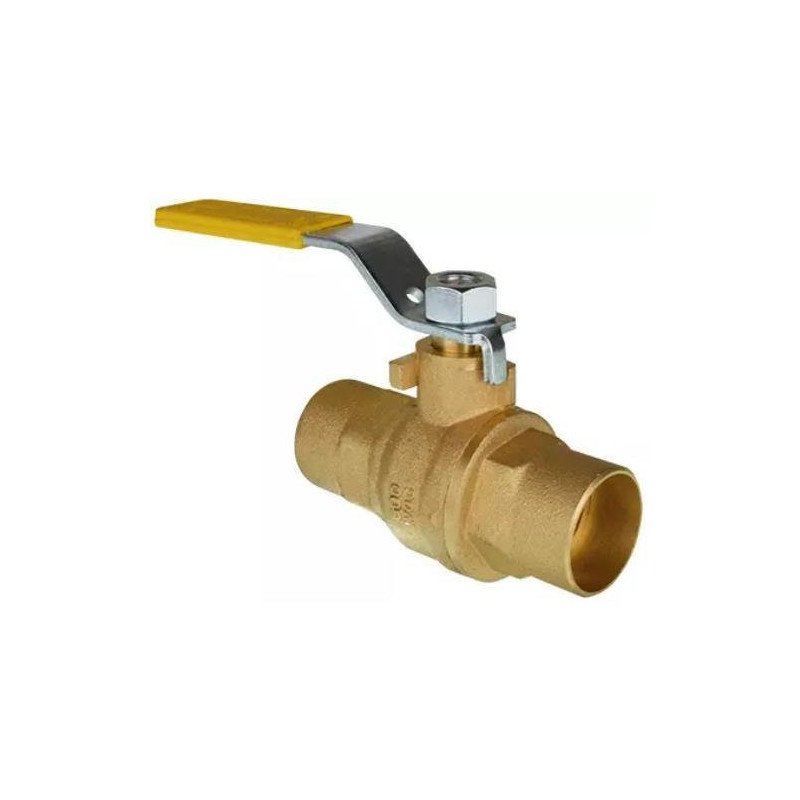 Valvula De Esfera Soldable 1/2 Wog 600Psi 42 Kg/Cm2 Laton-318644