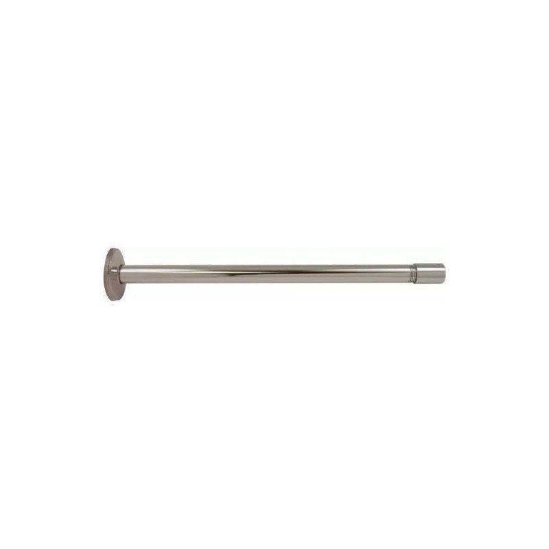 Brazo Para Regadera De Fierro Largo 37 Cm X 13 Mm Y Chapeton De Acero Inoxidable-45R Brazo Para Regadera De Fierro Largo 37 Cm X 13 Mm Y Chapeton De Acero Inoxidable-45R