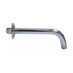 Brazo Redondo 21Cm D/Fierro Cromado Con Chapeton-45CF
