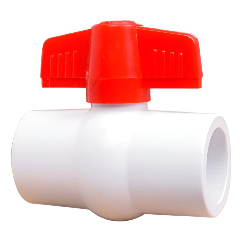 Valvula De Esfera En Pvc Para Cementar 1/2-100PS13 Valvula De Esfera En Pvc Para Cementar 1/2-100PS13