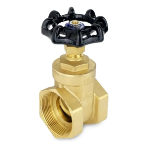 Valvula Compuerta Roscable 1/2 De Laton Rugo-75AH13