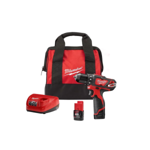 Taladro Atornillador Inal 3/8 12 V 450-1500 Rpm 250 In/Lb Inal 2 Bat M12 Cp1.5 Carg Bolsa-2407-22