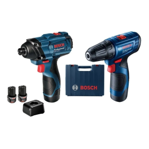 Taladro Atornillador 3/8 12 V Gsr 120-Li + Pistola De Impacto 1/4 12 V Gdr 120-Li + Est Pl-19G8-0G3