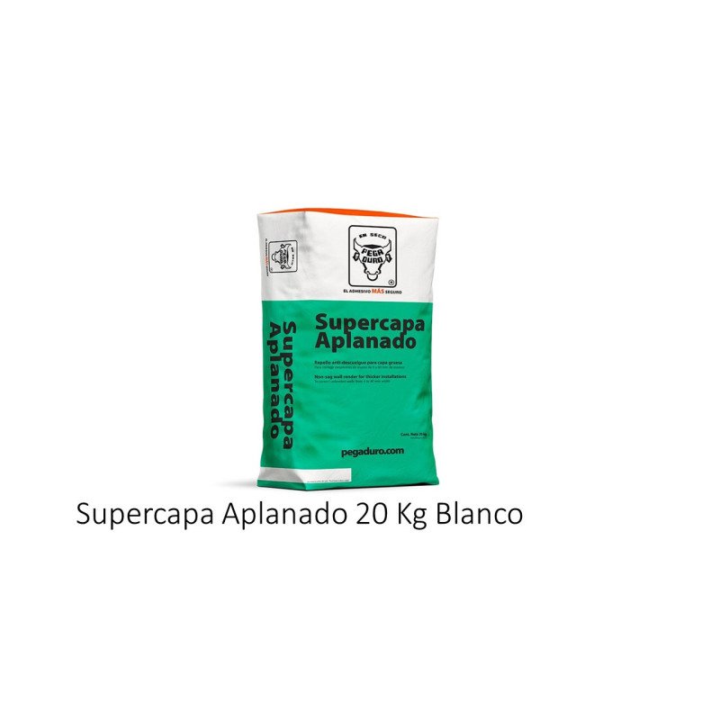 Supercapa Aplanado 20 Kg Blanco-52SCAPLB20