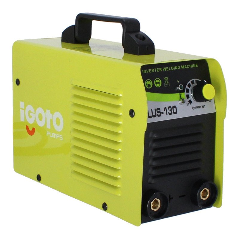 Soldadora Para Electrodo Revestido Inverter 030-130 A 120 V Ca Con Cables, Careta Y Cepillo-PLUS130