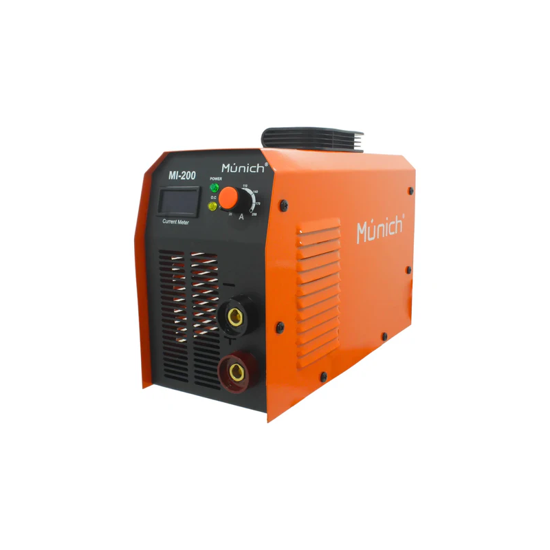 Soldadora Para Electrodo Revestido Inverter 010-200 A 120/220 V Ca Y Tig C/Cables Careta Cepillo-MUNMMI-200