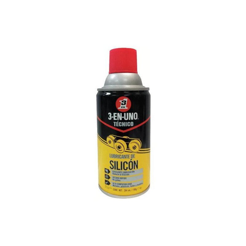 Silicon Lubricante En Aerosol Secado Rapido Multiusos 7 Oz 198 Gr/284 Ml-520375