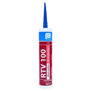 Silicon Industrial A.Temp.Rtv Rojo 300 Gr-SRT100R36