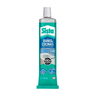Silicon Baños Y Cocinas Transparente Tubo De 70 Ml-2939581