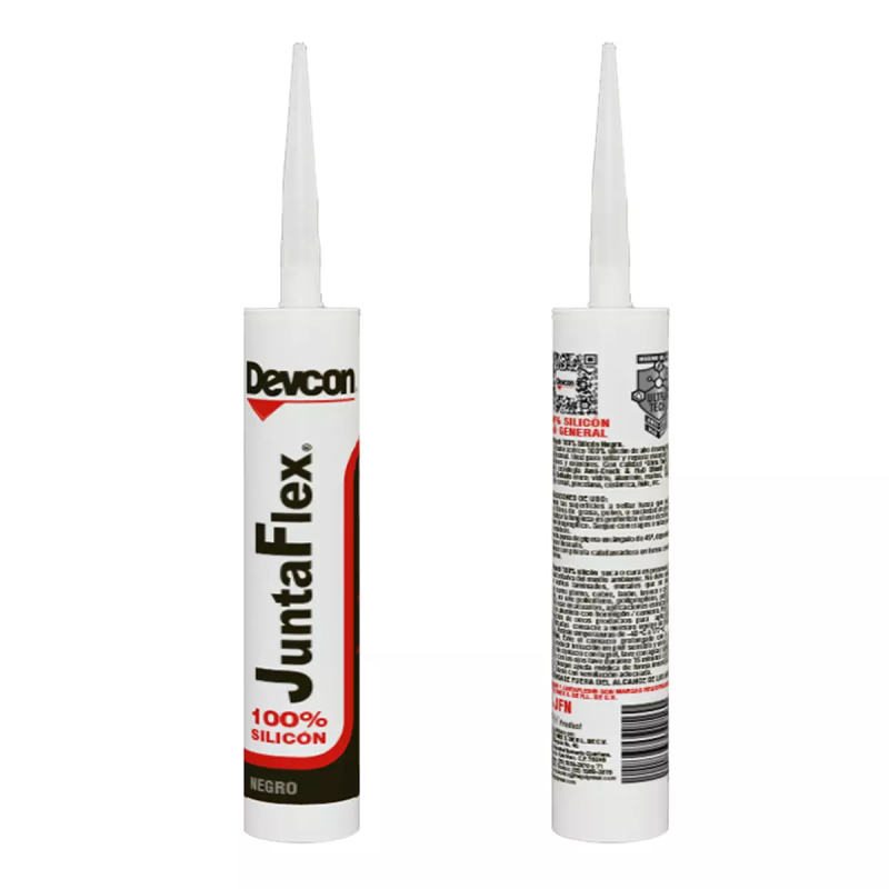 Silicon 100% Negro 280 Ml Uso General Juntaflex-C-JFN