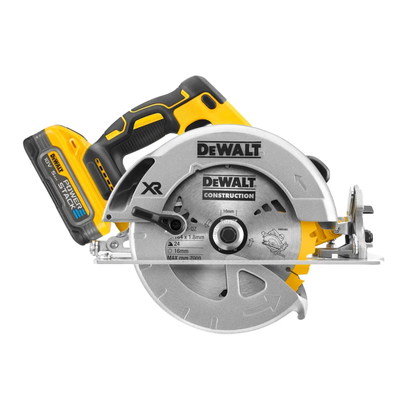 Sierra Circular Electrica 7.1/4 1600 W 5800 Rpm Max Brushless Eje De 5/8 Con 2Bat/ Cargador+Maleta-DCS570H2-B3