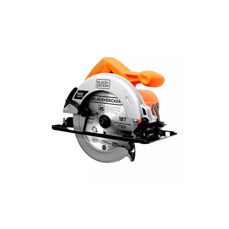 Sierra Circular Electrica 7.1/4 1500 W 5500 Rpm Eje De 5/8 Con Sierra Circular 18 D Llave Y Guia-CS1024-B3