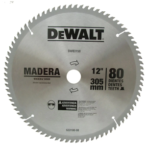 Sierra Circular 12X30Mm 80 Dientes C-Tung Madera-DW03150