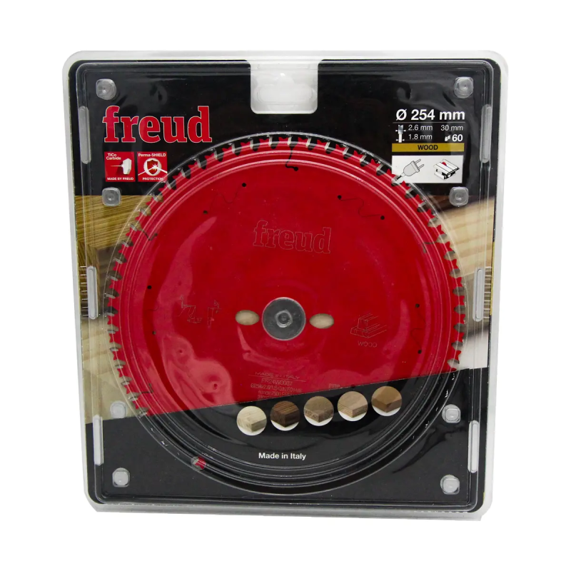Sierra Circular 10X5/8 60 Dientes C-Tung P/Madera  Acabado Fino Freud-FS09780