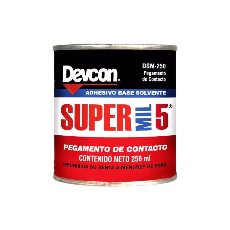Adhesivo De Contacto 250 Ml 8.45 Oz Super Mil-DSM-250