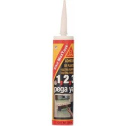 Adhesivo De Montaje Instantaneo Multiusos Sin Clavos 300 Ml 10.14 Oz Cartucho Sika Maxtack-437325