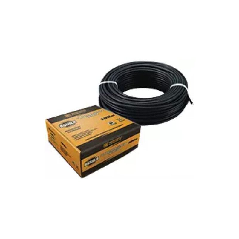 Cable Electrico Cal. 12 Color Negro Tipo Thw 1 Hilo Carrete De 100Mt-200249