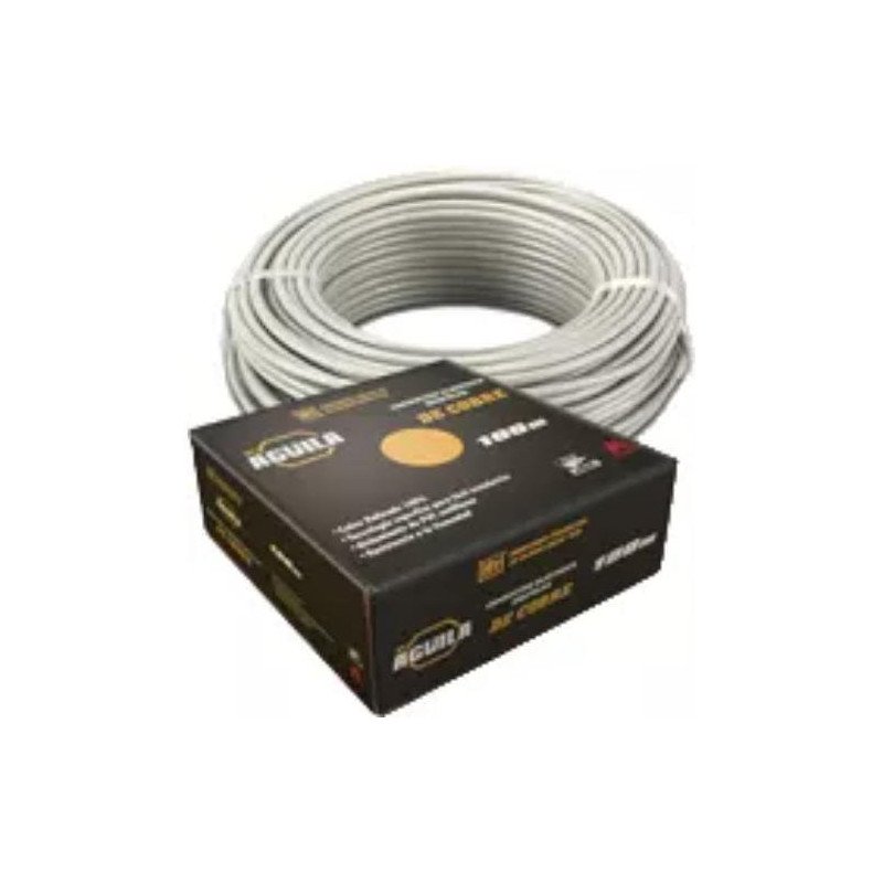 Cable Electrico Cordon Flexible 2 X 14 Awg Tipo Pot Color Blanco Carrete De 100Mt-200231 Cable Electrico Cordon Flexible 2 X 14 Awg Tipo Pot Color Blanco Carrete De 100Mt-200231