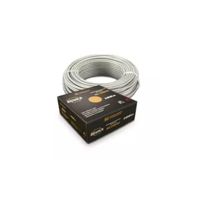 Cable Electrico Cordon Flexible 2 X 18 Awg Tipo Pot Color Blanco Carrete De 100Mt-200233 Cable Electrico Cordon Flexible 2 X 18 Awg Tipo Pot Color Blanco Carrete De 100Mt-200233