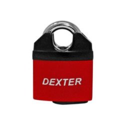 Candado De Hierro 50Mm Acorasado Antipalanca Rojo Llave De Discos Alta Seguridad-16940