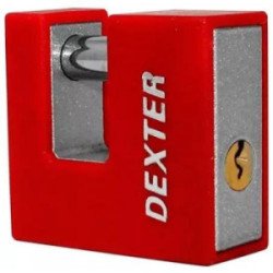 Candado Para Cortina Metalico 70Mm Rojo-16935