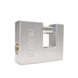 Candado Para Cortina Metalico 75Mm Cromado Antipalanca-6945