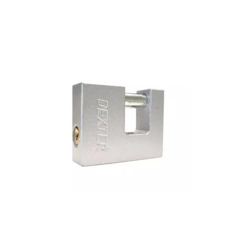 Candado Para Cortina Metalico 75Mm Cromado Antipalanca-6945 Candado Para Cortina Metalico 75Mm Cromado Antipalanca-6945