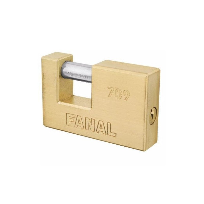 Candado Para Cortina Metalico 75Mm Latonado-CS1-709 Candado Para Cortina Metalico 75Mm Latonado-CS1-709