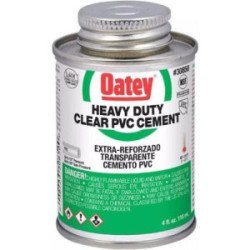 Cemento P/Pvc 118Ml 4 Oz. Transparente Extra Reforzado Heavy Duty Clear-32344MX