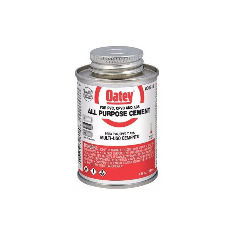 Cemento P/Pvc/Cpvc/Abs 118Ml 4 Oz. Beige Secado Rapido Multiusos-32340MX