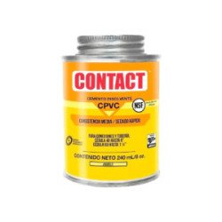 Cemento Para Cpvc Amarillo 240 Ml 8 Oz Etiqueta Naranja Contact Cpvc-Z-22702